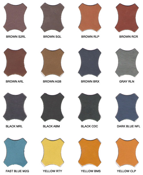 Leather Shade Card